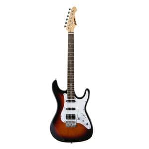 Aria STG-STV 3 Tone Sunburst Solid body Electric Guitar